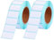 Cyleibe 1600 Stück selbstklebende Etiketten-Aufkleber, Adress-Etiketten, blanko, Rolle, 50 mm x 30 mm, Büro, Küche, weiße Lebensmitteletiketten für Catering, Lebensmittelgläser, klebrige Aufkleber für
