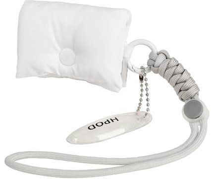 HPOD kompatibel mit AirPods Pro Case Cover, modische und Trendige Daunenjacke Kopfhörer Tasche mit tragbarem Seil Kompatibel für Airpods Pro und Airpods 3 Case Cover (weiß)