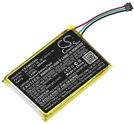 CS - Batteria di ricambio per Garmin Edge 530, Edge 830