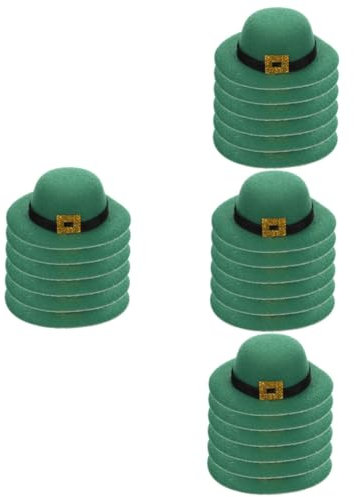 ABOOFAN 24pcs St Patrick's Day Wine Bottle Hats Hat Decor St Patrick's Day Bottle Covers Decorations