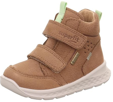 Superfit Jungen Breeze Gore-Tex Sneaker, BRAUN/HELLGRÜN 3020
