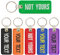 Porte-clés personnalisé, chaîne de clés personnalisée,numéro brodé personnalisé accessoires de bague de clé de tag de clés pour motos, scooters, voitures et cadeaux personnalisés