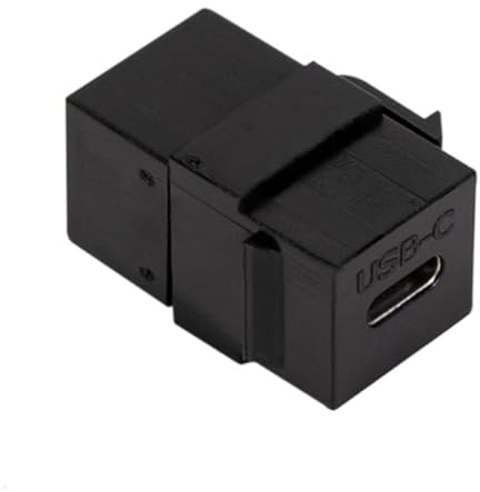 TecLines TKM014B Keystone USB-C 3.1 Gen 2 Modul 60W Buchse/Buchse (1)