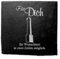 Deko Schiefer Untersetzer personalisiert Leuchtturm Norderney - Für Dich - 11x11cm Schwarz Bierdeckel Tischdeko Bieruntersetzer Weinuntersetzer