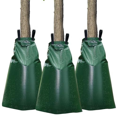 Faankiton 3PCS Tree Watering Bag, Tree Bag for Watering, Watering Bag (75 L), 20 Gallon Slow Release Drip Tree Irrigation System, Watering Bag for Trees, Drip Irrigation Bag, PVC Material with Zipper