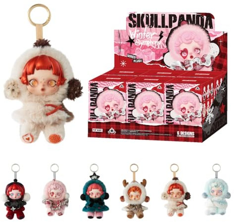 POP MART SKULLPANDA Winter Symphony Series Plush Whole Set Premium Design Gifts for Women Fan-Favorite Collectible Chic Art Toy Action Figure