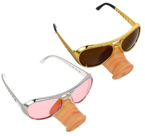 Cabilock Cartoon-es-brille 2er-pack für Halloween-party Es Cosplay Party-brille