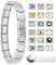 TPZORJX 18 pièces Ensemble De Bracelet De Charme Italien- Charmes Italiens Supplé Mentaires Avec Outil D'Ouverture,Charmes De Style Italien Für Damen(Styles aléatoires)