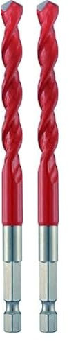 ALPEN HM-Universalbohrer Profi-Multicut 1/4-Sechskantschaft Bohrer ø 6.0 mm (Packung mit 2)