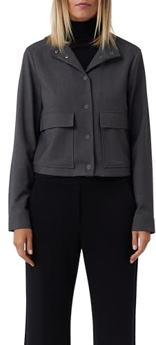 Comma Kurze Jacke mit aufgesetzten Taschen