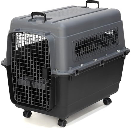 SportPet Designs Hundehütte aus Kunststoff, von Fluggesellschaften zugelassen, Größe XL