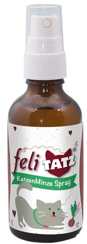 cdVet feliTATZ KatzenMinze Spray 50 ml | Aromaspray für Katzen zur Aktivierung des Spieltriebs und zum Abbau von Stress