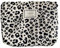 Kulturtasche Kosmetiktasche Multifunktionaler Groß Kapazität Kosmetiktasche Waschtasche Kulturbeutel Schminktasche Taschen Organizer Leopard White
