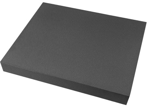 DAGLLGEW Schaumstoff-Balance-Pad, 16 x 3 x 2 hochdichte Balance-Matte, robuste, rutschfeste, schützende Schaumstoff-Pads für Übungen, Stabilitätstraining, Yoga, schwarzes Kissen