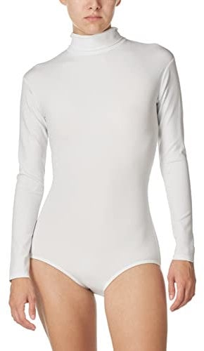 Capezio Damen Tb41 Gymnastikanzug, Weiss/opulenter Garten, L