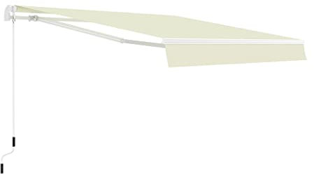 Marquise Suncare 3,6 x 2,5 m dans beige Bras articulé Marquise Protection solaire