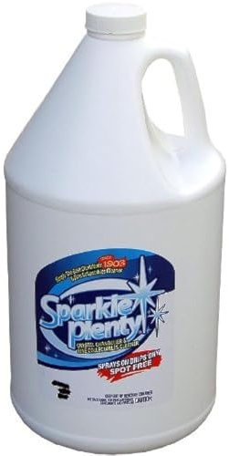Sparkle Plenty Kristall-Kronleuchter-Reiniger Spray | Abtropfen trocknen | Hausreinigungsmittel | Feine Sammlerstückreiniger | Glasreiniger | Figurenreiniger | Keramikreiniger 1 Gallone