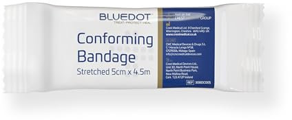 Blue Dot Conforming Bandage, 4.5 m Length x 5 cm Width