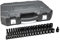 GearWrench 84948N 39 Pc. 1/2 Drive 6 Point Standard & Deep Impact Metric Socket Set, Black