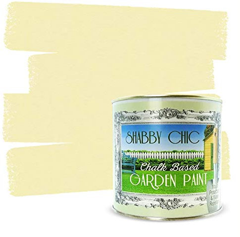 Shabby Chic Chalk Based Garden Paint 250ml (Country Cream)