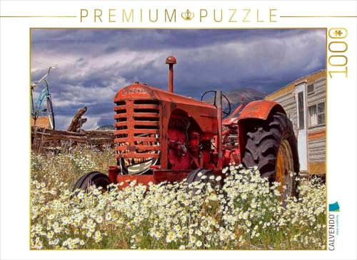 CALVENDO Puzzle EIN Motiv aus dem Kalender Traktoren - Game Over | 1000 Teile Lege-Größe 64 x 48 cm Foto-Puzzle für glückliche Stunden