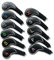 Craftsman Golf Black Iron Head Covers set di mazze da golf, con design no. For TaylorMade cobra Nike etc.Adatto per destra e sinistra Hander golfista