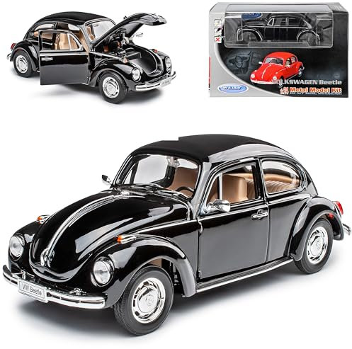 Welly Volkwagen KÄfer Coupe Schwarz Kit Bausatz 1/24 Modellauto Modell Auto