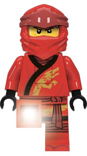Lego Ninjago Legacy - Kai - Battery Operated LED Flashlight 127 mm Figure - Automatic Shut-Off Timer - Batteries Included