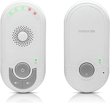Motorola MBP7 Babyphone - Weiß - DECT - 120 Kanäle - 50m Reichweite - Wandmontagefähig - LED-Soundpegelanzeige - Eltern mit Kleinkindern (0-3 Jahre) - Baby Monitor