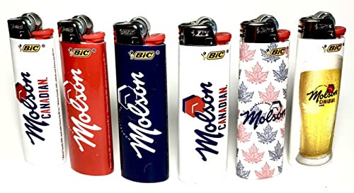 Lot de 8 briquets bic série Biere