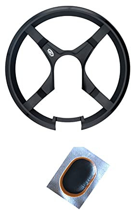 Shimano Kettenschutz Kettenschutzring für FC-M351 Kunststoff Schwarz 44 Zähne ohne Befestigungsschrauben inkl.Schlauchflicken