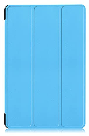 INSOLKIDON Compatibile con Samsung Galaxy Tab A 10.1 with S Pen, SM-P580-P585 Tablet Custodia protettiva in pelle Supporto sottile Custodia protettiva in pelle Custodia protettiva (Blu)
