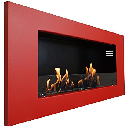 Kaminbau Mierzwa Gelkamin Ethanolkamin Kaminofen Aurora Deluxe Royal Rot Matt