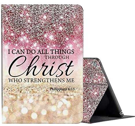 Case for Lenovo Tab M8/M8 HD LTE/Smart Tab M8/Tab M8 FHD 8 inch Tablet Case, PU Leather Folding Folio Stand Cover for Lenovo Tab M8 TB-8505F/8505FS/8505X/8705F/8705N-I can do all things through christ