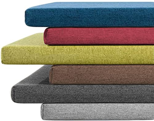 ping bu Bankkissen 2/3-Sitzer Indoor Outdoor Rutschfest, dicke Gartenbankkissen Lange Bank Sitzunterlage für Esszimmer/Terrasse/Schaukel/Garten (150x40x4cm,Dunkelgrau)