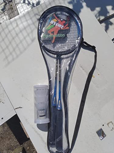 Excelente Juego de 2 Raquetas DE Badminton