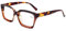 Amorays Lesebrille Oversize Square Frame Vintage Anti Blaue Licht Lesebrille Lesehilfe Damen Herren 6561, Schildpatt, 2.50