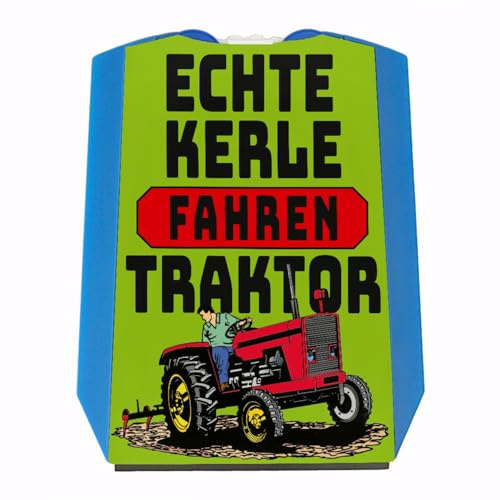 speecheese Echte Kerle Fahren Traktor Parkscheibe in grün als Geschenk für leidenschaftliche Bauern die Allen in der Stadt Zeigen wollen wie geil Ihr Job auf dem Land ist