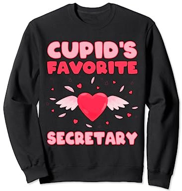 Amors Lieblingssekretärin Valentinstag für Sekretär Sweatshirt