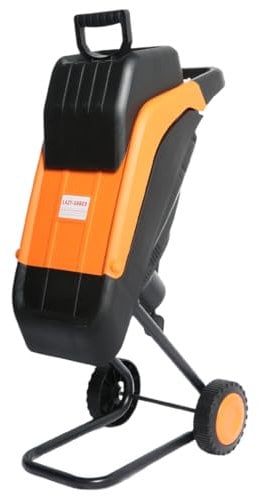 Lazy-Shred Electric Garden Shredder - 2500w Leaf & Wood Chipper - 45L Bag - 45mm Cutting Width