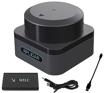 WayPonDEV RPLIDAR S3 360 Degree 2D Lidar Sensor 40m Scanning Radius IP65 SLAM ROS LIDAR Scanner Distance Module for Obstacle Avoidance and Navigation of Robots AUV
