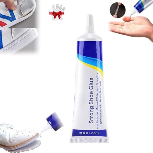 Multi-Purpose Strong Adhesive Glue,Clear Shoe Glue Sole Adhesive,Waterproof Wear-Resistant Professional Soft Shoe Glue,for Sneakers,Hiking Shoes,Boots