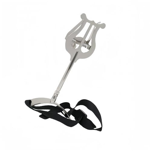 Musikordner, CAASFOOY Der Sub-High-Scoreclip für Tenorhorn Notenpult für Euphonium Marschinstrumente Musikinstrumente Musikclip für Tenorhorn Zubehör für Euphoniuminstrumente Silber