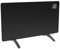 Glass panel heater - Infrared or Convector - 480W, 1000W, 15000W, or 2000W, Black, White or Grey (Black, 480W)