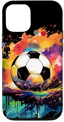 Soccer Color Graffiti Ball Sport Case for iPhone 12/12 Pro