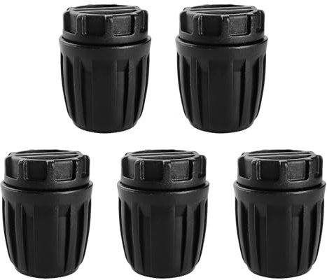 VooGenzek 5 Pezzi Raccordi per Irrigazione per 20mm Impianto di Irrigazione a Goccia, Adattatore a Terminali per Irrigazione a Goccia, Connettori per Irrigazione, Drip Tubing Connettori Spinati