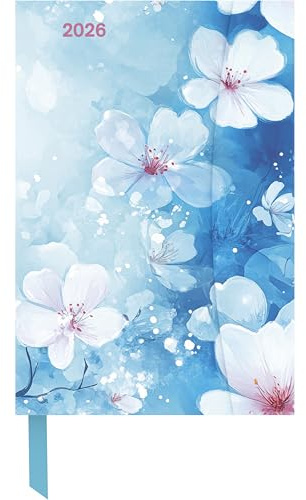 teNeues - Bright Flowers 2026 – Buchkalender 10x15 cm | Kompakter Wochenkalender mit Magnetverschluss für Natur- & Blumenliebhaber: Magneto Diary