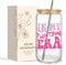 Jars Nova 21st Birthday Gifts for Girls | 21st Birthday Present | Glass Cups with Lids and Straws for Women Best Friend Sister Gift