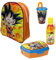 Generico Set Scuola, Asilo Bambino Super Eroi Zaino 30cm, Borraccia 430ml, Bicchiere con Cannuccia, Portamerenda, 4 Pezzi