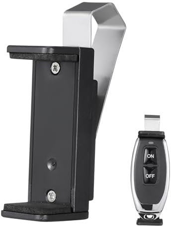 HEALEEP Supporto a clip per visiera da garage, facile installazione, adatto per telecomandi, compatibile con apriporta del garage, comodo accessorio per visiera parasole per auto